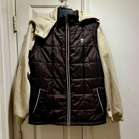 Timberland authentic products puffer coat with removable hoodie - Picture 11 of 16